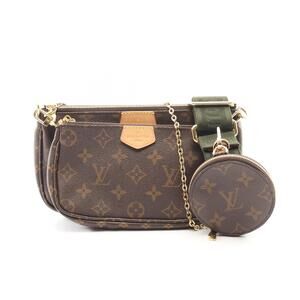 Louis Vuitton Multi Pochette Accessoires Shoulder Bag Canvas Leather Monogram